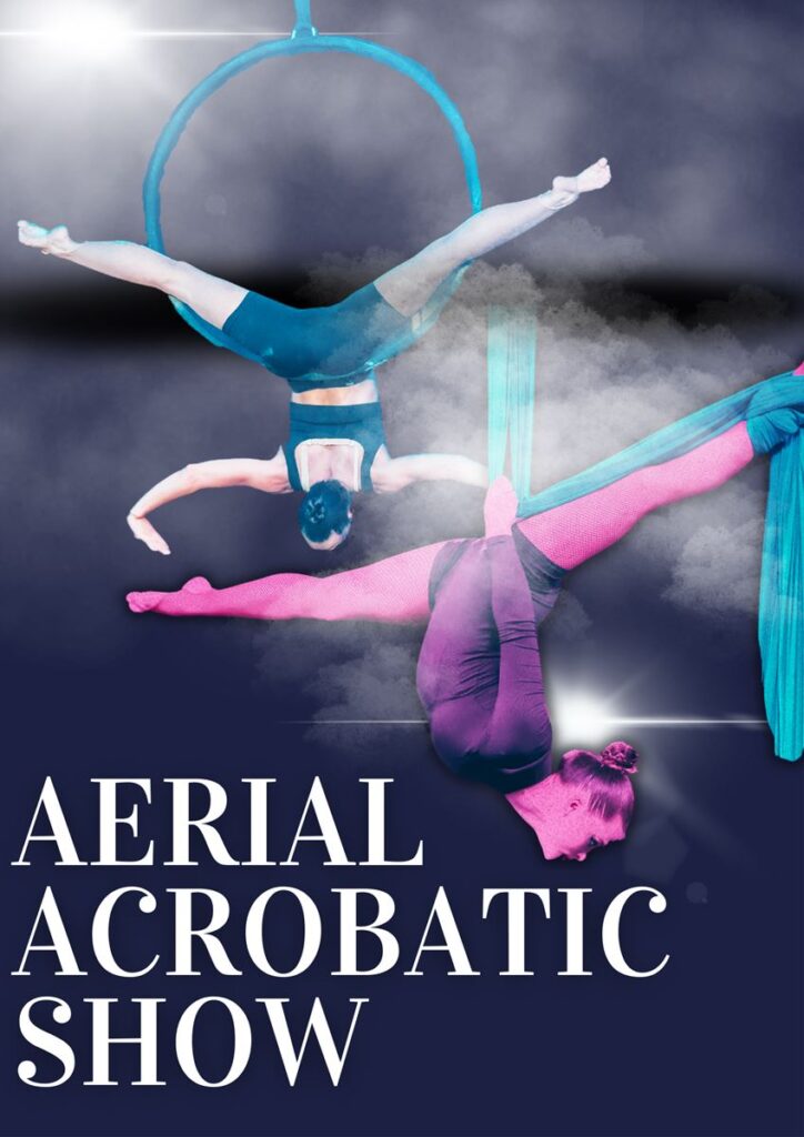 Aerial Acrobatic Show Poster