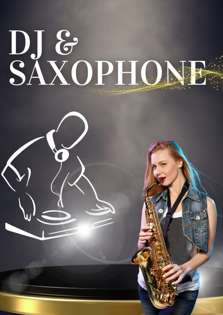 Dj and Saxophone Poster