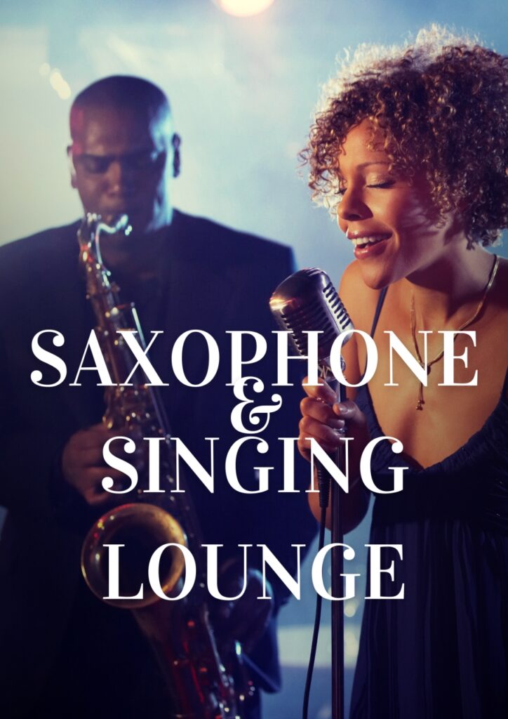 Saxophone and Singing Poster